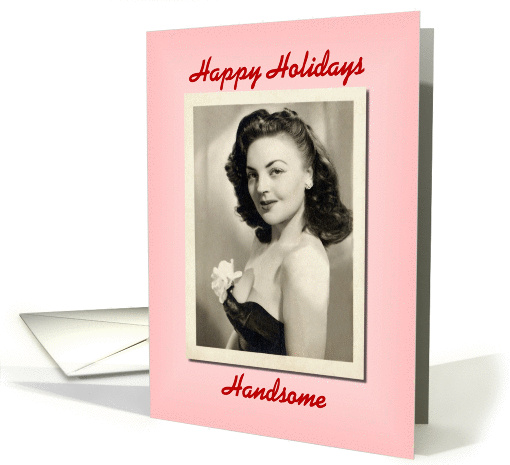Happy Holidays Handsome card (250743)