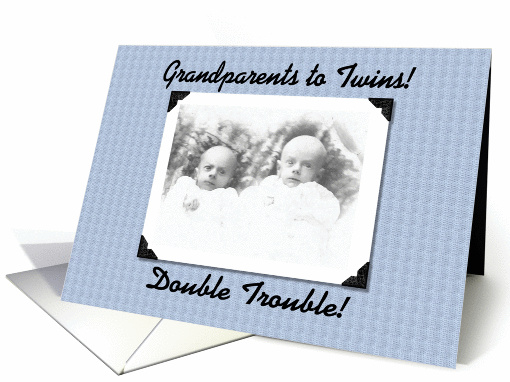 Grandparents to Twins card (251365)