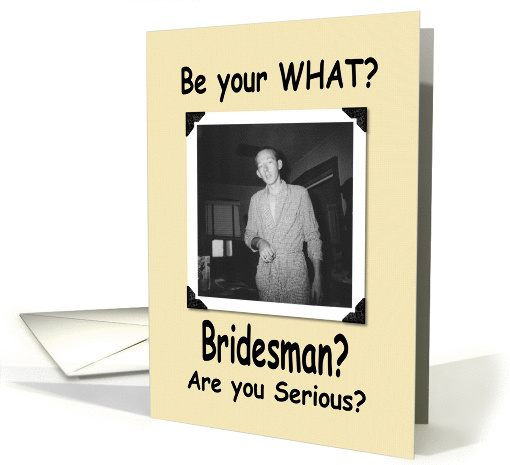 Bridesman - OMG card (253483)