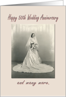 Happy 50th wedding anniversary card