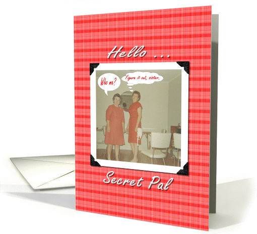 Red Hat Secret Pal card (355754)