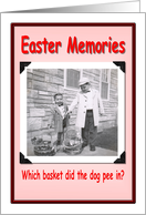 Easter Memories - Funny card