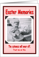 Easter Memories - Funny card