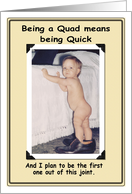 Quad Birthday card