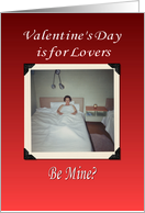 Be Mine - FUNNY card