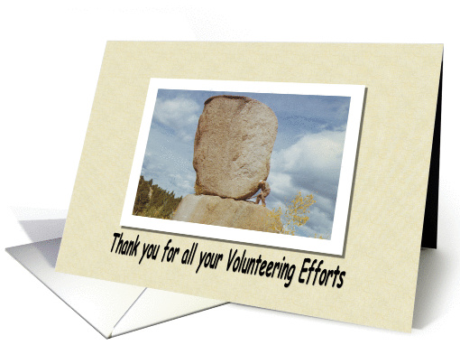 Thank You Volunteer card (363389)