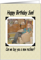 Happy Birthday Son - FUNNY card