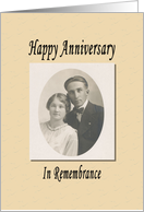 Anniversary Remembrance card