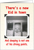New Baby Announcement - Boy card