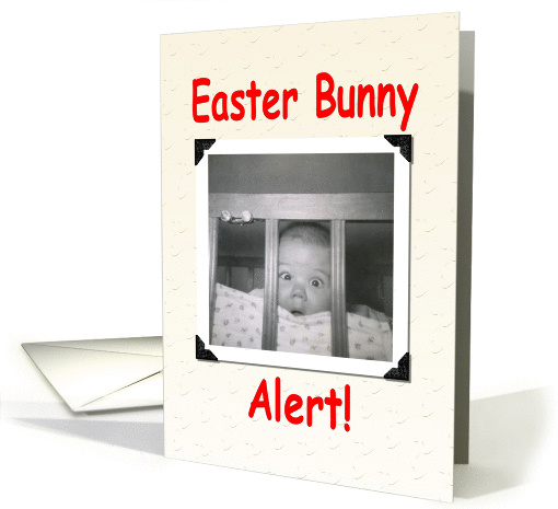 Easter Bunny Alert card (367059)