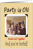 Winter Party card