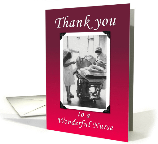Nurses Day Thank You card (380288)