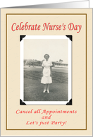 Nurse’s Day Party card