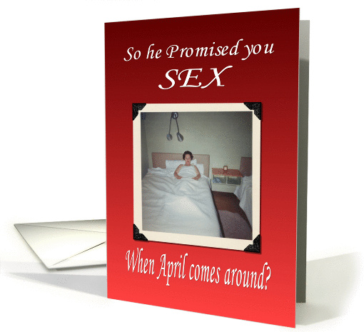 April Fools SEX card (382206)