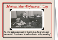 Administrative Professionals’ Day - Funny card