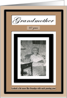 60th Grandmother Birthday Party invitation - Funny card