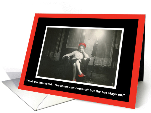 Red Hat -She's Interested card (391153)