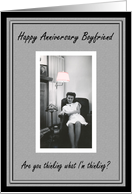 Happy Anniversary Boyfriend card