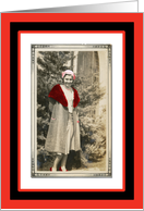 Like Mommy - Red Hat Lady card