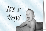 It’s a Boy Announcement card