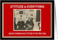 Cousins Attitude- Easter card