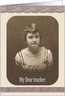 Teacher on Mother’s Day card