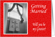 Will you be my Greeter? card