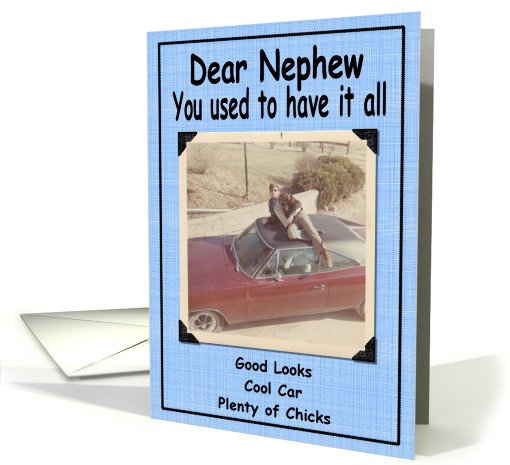 Funny Birthday Nephew card (416202)