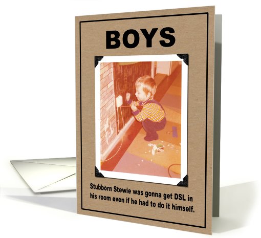 Boy Birthday Humor card (416875)