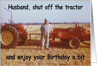 Farmer Husband - Birthday card