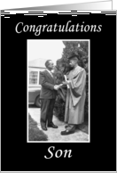 Son Graduation Congratulations card