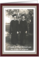 High School Graduation Congratulations - FUNNY card