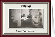 Step up Usher card