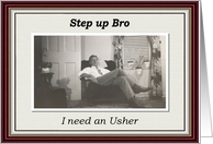 Step up Usher - Brother card