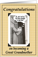 Great Grandmother Congratulations card