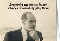 Son getting Married card