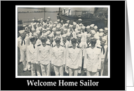 Welcome Home Sailor card