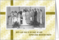 SUPER COOL WEDDING PARTY, Bridesmaid? - Funny card