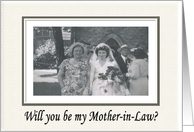 Be my Mother in Law? card