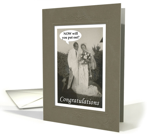 Marriage Congratulations for Friend - Funny card (444739)