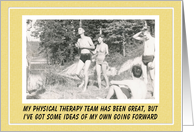 Physical Therapy Thank You card