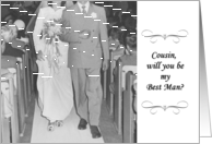 Will you be my best man - Cousin card