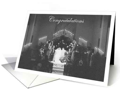 Wedding Congratulations - Religious card (495672)