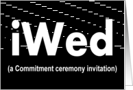 Commitment Ceremony Invite card