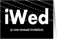 Vow renewal Invite Invitation card