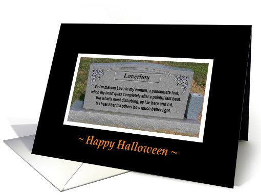 Comical Crypts - Halloween Humor - Lover card (499062)