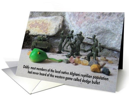 Military Birthday Troops - HUMOR card (503766)