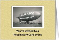 National Respiratory Care Invitation card