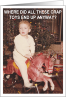 Christmas Toy Mystery card