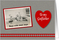 Valentine’s Day Godfather - Boy Toys card